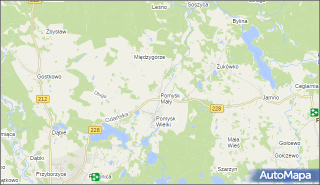 mapa Pomysk Mały, Pomysk Mały na mapie Targeo