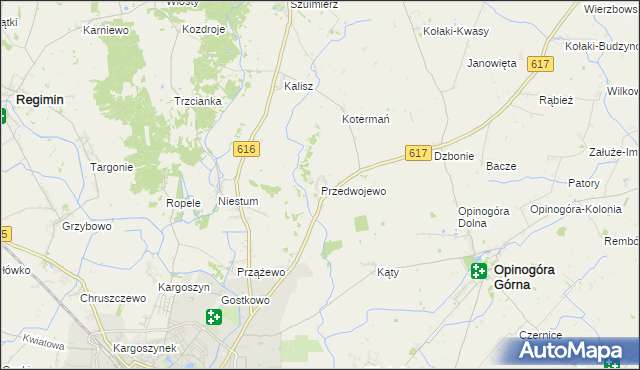 mapa Przedwojewo, Przedwojewo na mapie Targeo