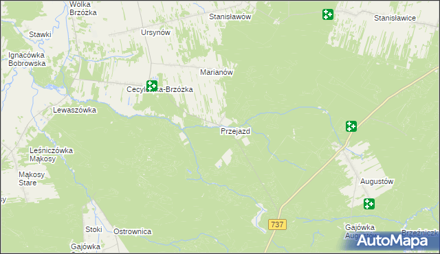 mapa Przejazd, Przejazd na mapie Targeo