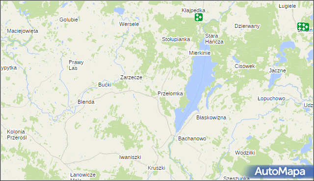 mapa Przełomka, Przełomka na mapie Targeo