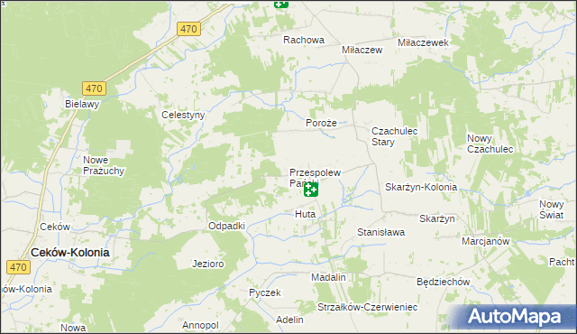 mapa Przespolew Pański, Przespolew Pański na mapie Targeo