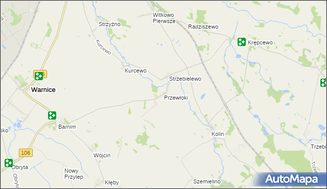mapa Przewłoki, Przewłoki na mapie Targeo