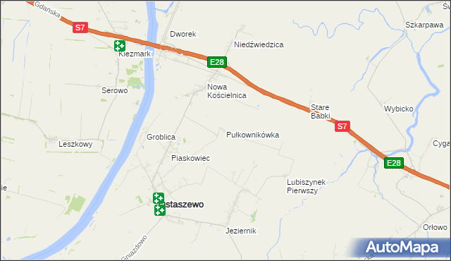 mapa Pułkownikówka, Pułkownikówka na mapie Targeo