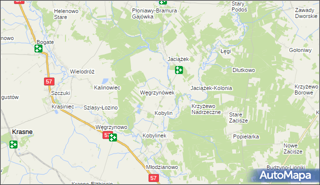 mapa Retka, Retka na mapie Targeo