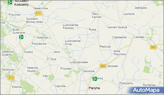 mapa Robertów, Robertów na mapie Targeo