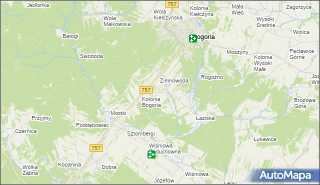 mapa Rosołówka, Rosołówka na mapie Targeo