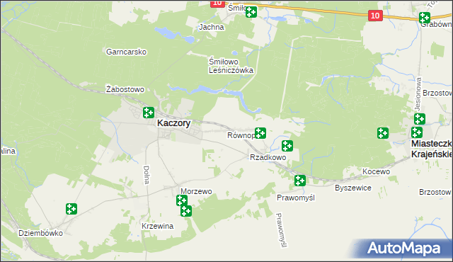 mapa Równopole, Równopole na mapie Targeo