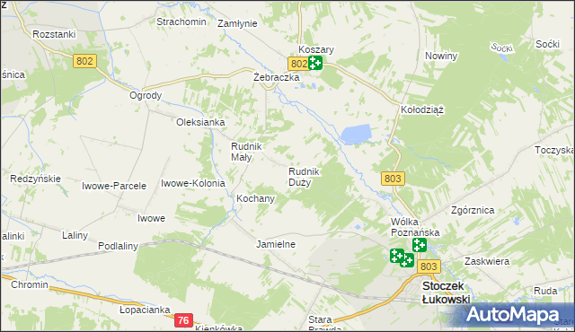 mapa Rudnik Duży, Rudnik Duży na mapie Targeo