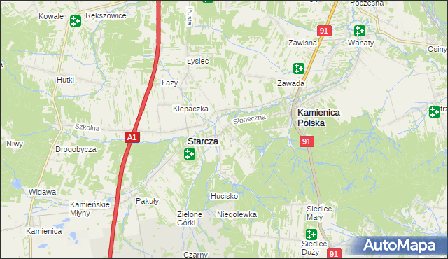 mapa Rudnik Wielki, Rudnik Wielki na mapie Targeo