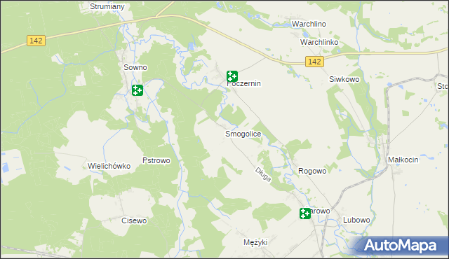 mapa Smogolice, Smogolice na mapie Targeo