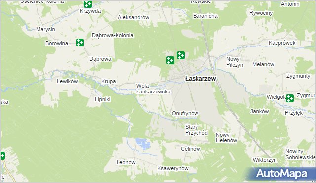 mapa Sośninka, Sośninka na mapie Targeo