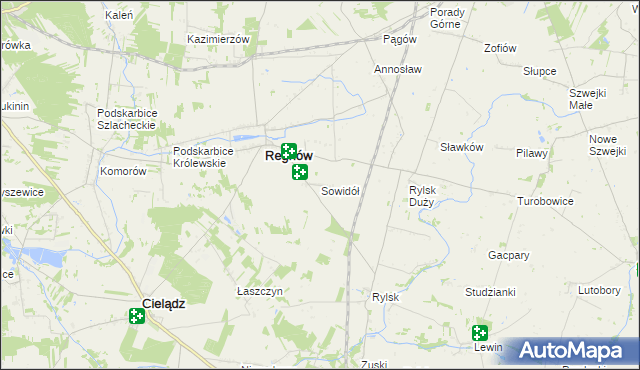 mapa Sowidół, Sowidół na mapie Targeo