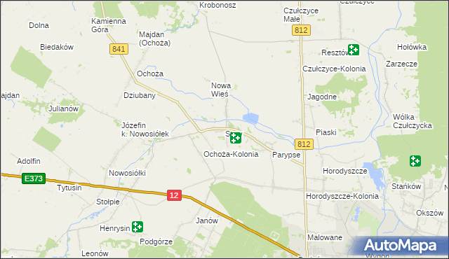 mapa Staw gmina Chełm, Staw gmina Chełm na mapie Targeo