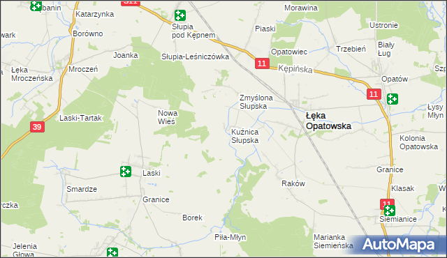 mapa Stogniew, Stogniew na mapie Targeo