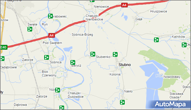 mapa Stubienko, Stubienko na mapie Targeo