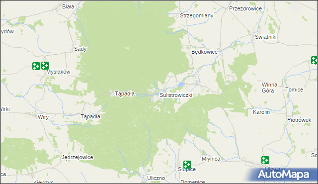 mapa Sulistrowiczki, Sulistrowiczki na mapie Targeo