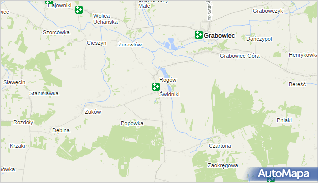 mapa Świdniki, Świdniki na mapie Targeo