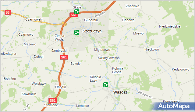 mapa Świdry-Awissa, Świdry-Awissa na mapie Targeo