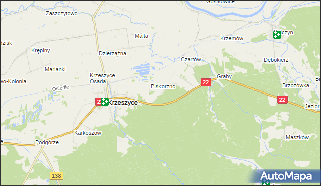 mapa Świętojańsko, Świętojańsko na mapie Targeo