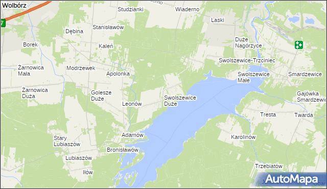 mapa Swolszewice Duże, Swolszewice Duże na mapie Targeo