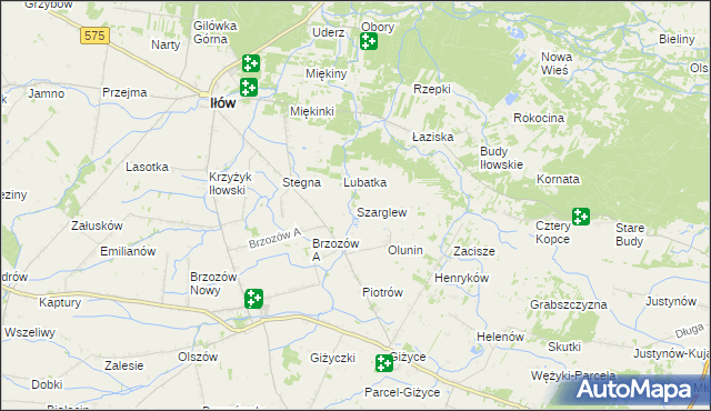 mapa Szarglew, Szarglew na mapie Targeo