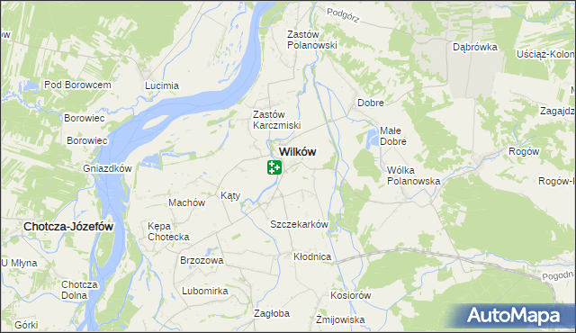 mapa Urządków, Urządków na mapie Targeo