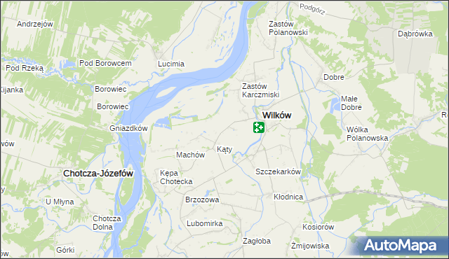 mapa Wilków-Kolonia, Wilków-Kolonia na mapie Targeo