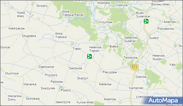 mapa Witoldów gmina Szczawin Kościelny, Witoldów gmina Szczawin Kościelny na mapie Targeo