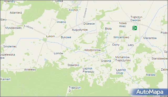 mapa Włodzimirów, Włodzimirów na mapie Targeo