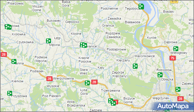 mapa Wola Marcinkowska, Wola Marcinkowska na mapie Targeo