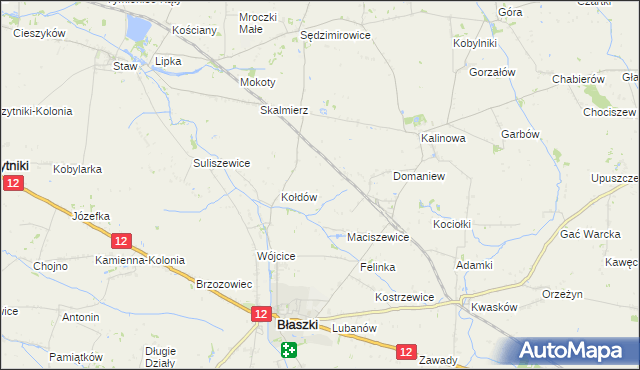 mapa Woleń, Woleń na mapie Targeo