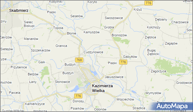 mapa Hołdowiec, Hołdowiec na mapie Targeo