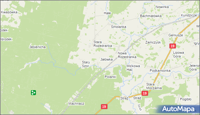 mapa Jałówka gmina Sokółka, Jałówka gmina Sokółka na mapie Targeo