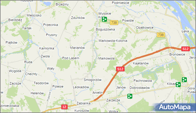 mapa Markowola, Markowola na mapie Targeo