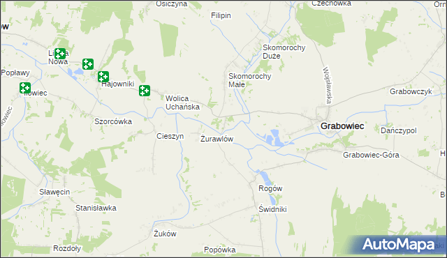 mapa Szczelatyn, Szczelatyn na mapie Targeo