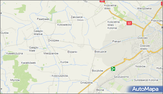 mapa Trkusów, Trkusów na mapie Targeo