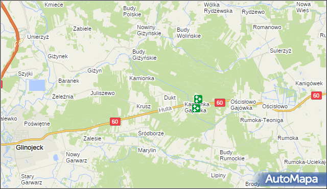 mapa Dukt, Dukt na mapie Targeo