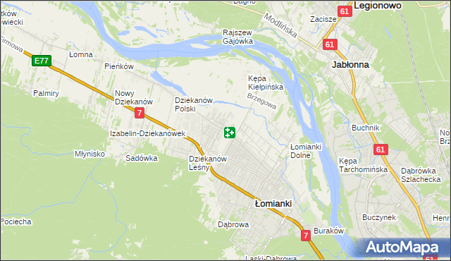 mapa Kiełpin Poduchowny, Kiełpin Poduchowny na mapie Targeo