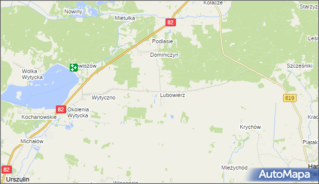 mapa Lubowierz, Lubowierz na mapie Targeo