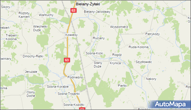 mapa Stany Małe, Stany Małe na mapie Targeo