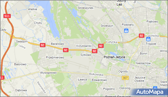 mapa Smochowice, Smochowice na mapie Targeo