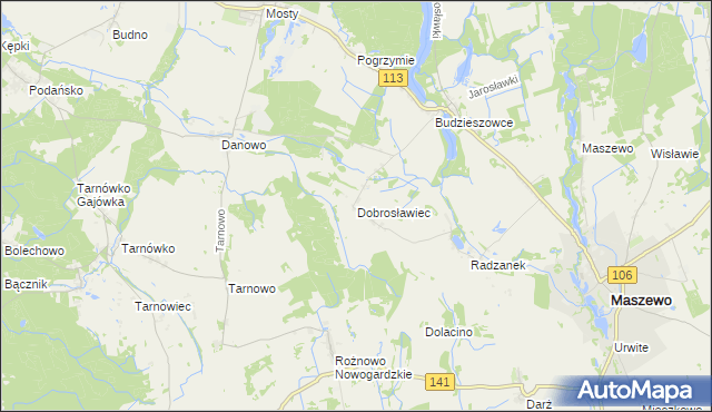 mapa Dobrosławiec, Dobrosławiec na mapie Targeo