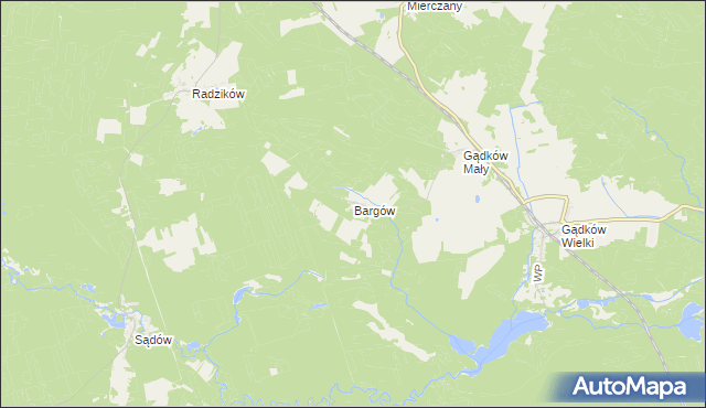 mapa Bargów, Bargów na mapie Targeo