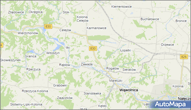 mapa Łopatki-Kolonia, Łopatki-Kolonia na mapie Targeo