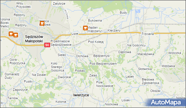 mapa Będziemyśl, Będziemyśl na mapie Targeo