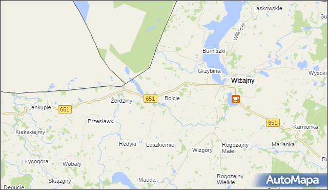 mapa Bolcie, Bolcie na mapie Targeo
