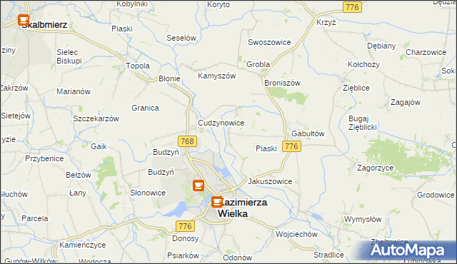 mapa Hołdowiec, Hołdowiec na mapie Targeo