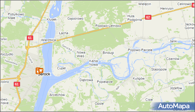 mapa Kania Polska, Kania Polska na mapie Targeo