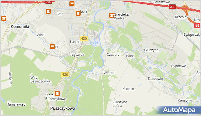 mapa Kątnik, Kątnik na mapie Targeo