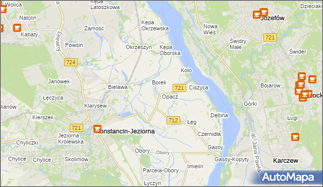 mapa Opacz, Opacz na mapie Targeo